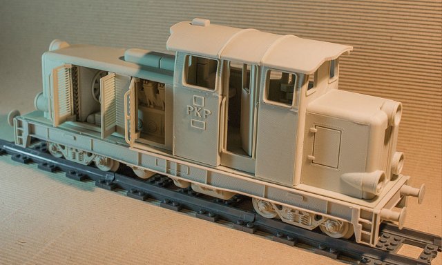 diesel-01 locomotive model that fits lego tracks Free 3D Print Model in  Board Games 3DExport