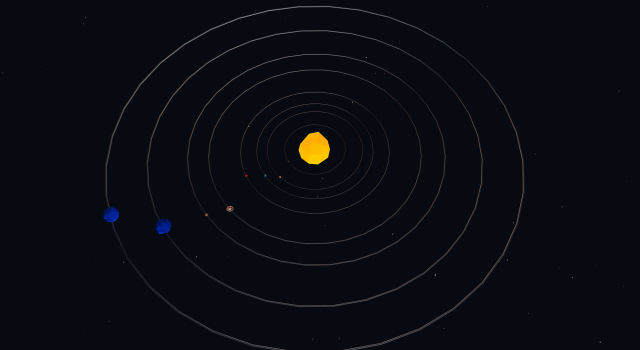 low poly solar system 3D Модель .c4d .max .obj .3ds .fbx .stl .blend 