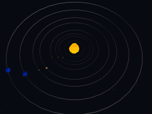 low poly solar system 3D Model
