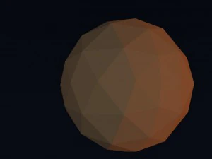 low poly solar system 3D Model