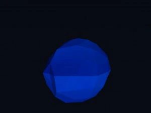 low poly solar system 3D Model