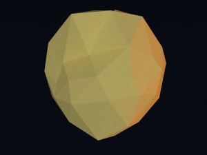 low poly solar system 3D Модель