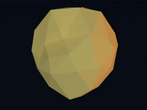 low poly solar system 3D Model