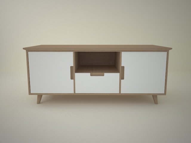 low cabinet Modèle 3D .c4d .max .obj .3ds .fbx .stl .blend 