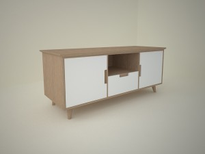 low cabinet Modèle 3D