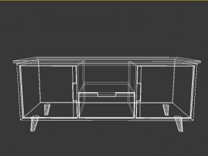 low cabinet Modèle 3D