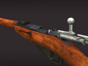 mosin-nagant Modelo 3D