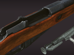 mosin-nagant Modelo 3D
