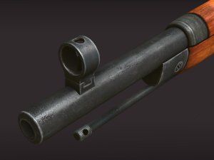 mosin-nagant Modelo 3D