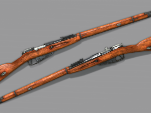 mosin-nagant Modelo 3D