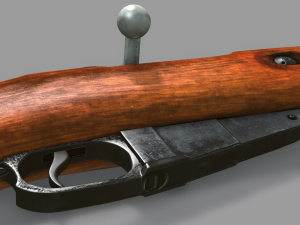mosin-nagant Modelo 3D