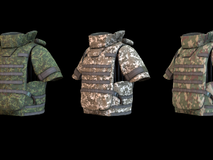 6b43 body armor 3D Model