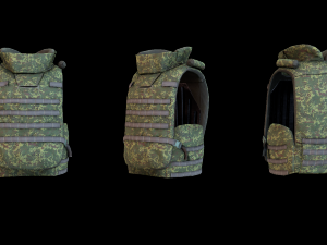 6b43 body armor 3D Model