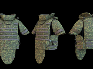 6b43 body armor 3D Model