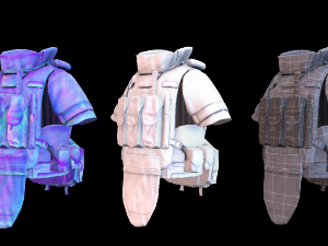 6b43 body armor 3D Model
