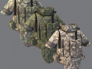 6b43 body armor 3D Model
