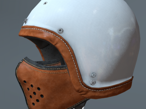 motorcycle helmet and mask 3D मॉडल