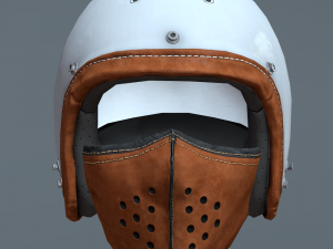 motorcycle helmet and mask 3D मॉडल