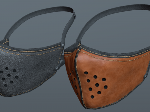 motorcycle helmet and mask 3D मॉडल