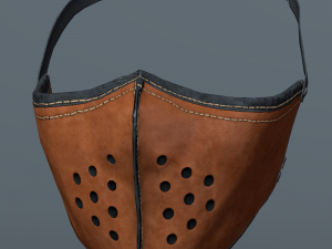 motorcycle helmet and mask 3D मॉडल