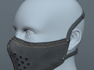 motorcycle helmet and mask 3D मॉडल
