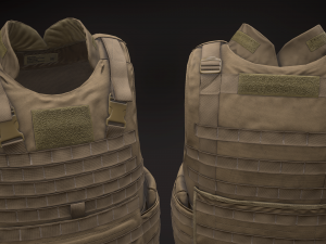 imtv body armor 3D Model