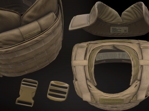imtv body armor 3D Model