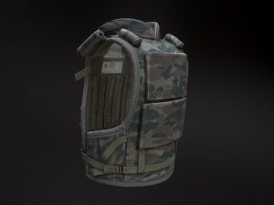 6b13 assault body armor Modello 3D