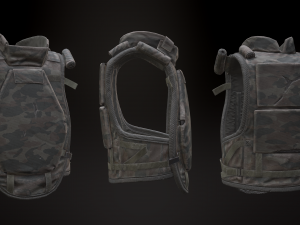 6b13 assault body armor Modello 3D