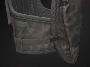 6b13 assault body armor Modello 3D