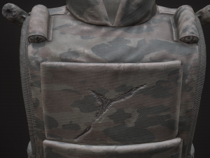 6b13 assault body armor Modello 3D