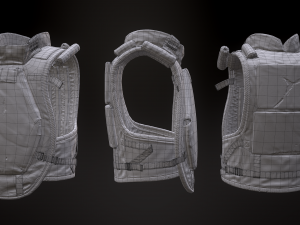 6b13 assault body armor Modello 3D