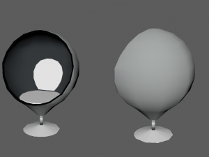 round chair 3D Model
