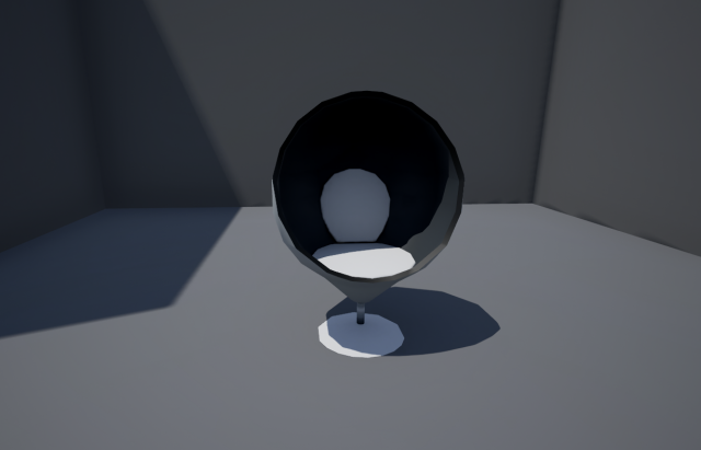 round chair 3D Model .c4d .max .obj .3ds .fbx .stl .blend 