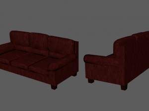 couches pack 3D Model