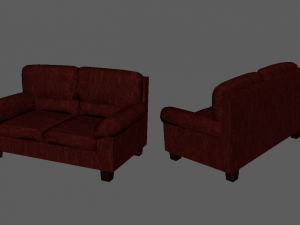 couches pack 3D Model