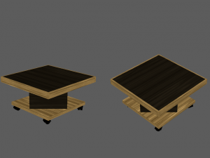 modern table 3D 模型