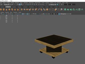 modern table 3D Model