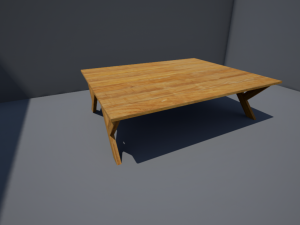 picnic table 3D Model