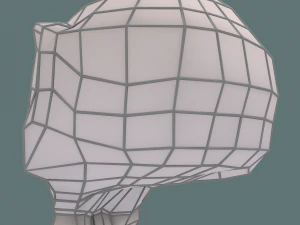 low poly skull 3D Model