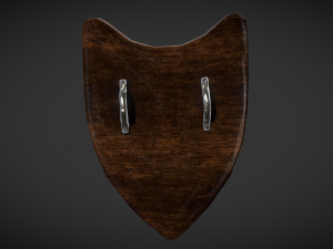 medieval shield - pbr - game ready 3D Model