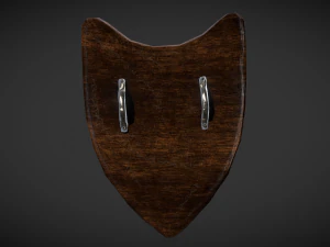 medieval shield - pbr - game ready 3D Model