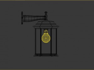 exterior light Model 3D
