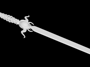 medieval sword 3D-Modell