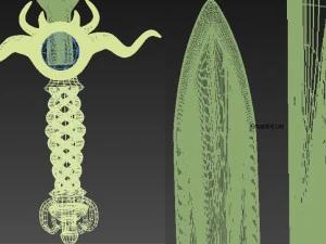 medieval sword 3D Model