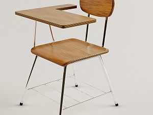 school chair 3Dモデル