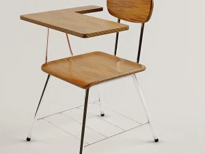 school chair 3D Model