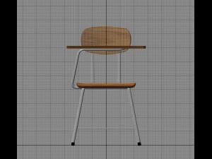 school chair 3Dモデル