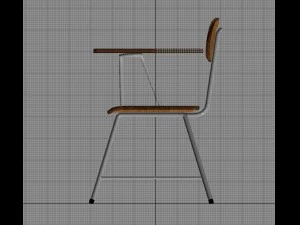 school chair 3D Model