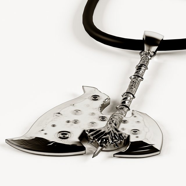 pendant axe dota2 Model do druku 3D .c4d .max .obj .3ds .fbx .stl .blend 